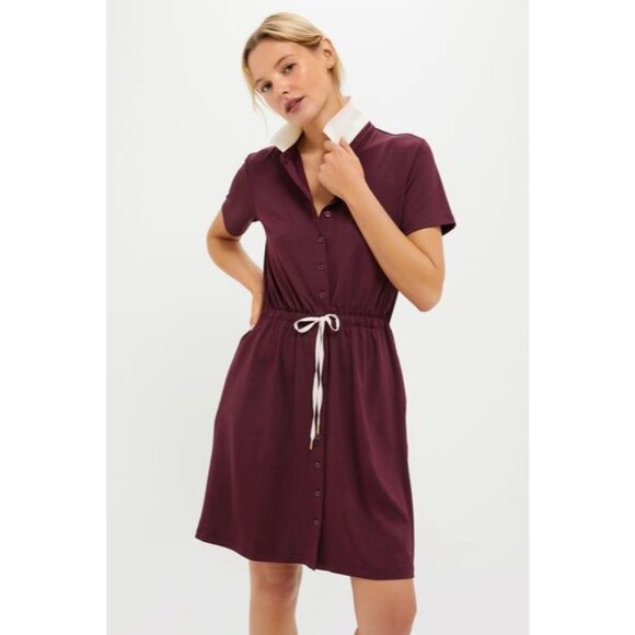 TUCKERNUK SPORT Winetasting Short Sleeve Performance Jersey Alcott Golf Dress M - Picture 1 of 12